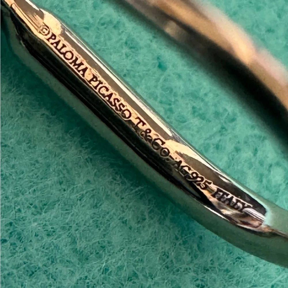 Tiffany & Co. Villa Palm Leaf Hook Earrings Silver 925 Picasso